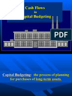 Cash Flows Capital Budgeting