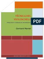 Técnica Del Violonchelo Gerhard Mantel