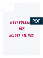 Métabolisme Des Acides Aminés