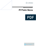 PVTSim Method Documentation by CALSEP