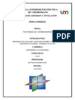 Vectores de 3d Fisica Ensayo