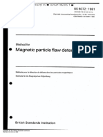 BS 6072-1986, Method For Magnetic Particle Flaw Detection PDF