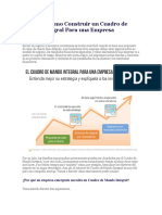 Cuadro de Mando Integral para Una Empresa Emergente