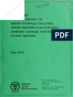 Guidelines For The Design of Water Storage Facilities, Water Distribution Systems, San and Storm Sewers