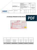 Storage Preservation Instructions: Star Rafineri, A.Ş. Aegean Refinery Project (Arp)