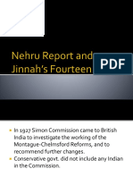 Nehru Report and Jinnah's Fourteen Points