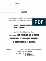 Etude Systematique Sur Les Modules Pluviometriques