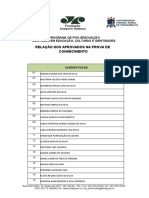 Selecao 2019 Prova de Conhecimento