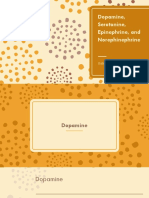 Dopamine, Serotonine, Epinephrine, and Norephinephrine