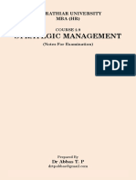 9-Strategic ManagementExamNotes PDF