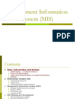 Management Information System (MIS)