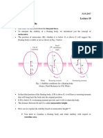 Lecture - 10 Buoyancy and Stability