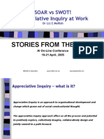 Soar Vs Swot! Appreciative Inquiry at Work: Stories From The Field