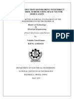 Analysis of Induction Motor Drive With Direct Torque Control Scheme Using Space Vector Modulation