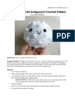 White Blood Cell Crochet Pattern