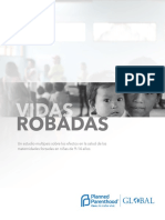 Vidas Robadas Informe Completo