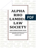 Arl Barops 2018 Labor Law - Del Castillo PDF