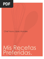 Mis Recetas Favoritas