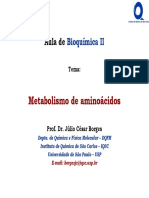 Metabolismo Dos Aminoácidos