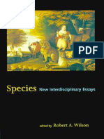 Wilson, R. A. - Species - New Interdisciplinary Essays