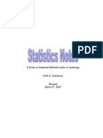 Statistics Notes PDF