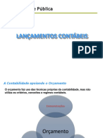 Lançamentos Contábeis - Contabilidade Pública