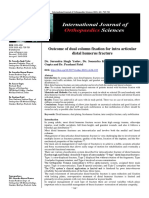 Outcome of Dual Column Fixation For Intra Articular Distal Humerus Fracture