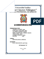 La Corrupcion en El Peru