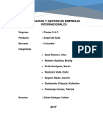 Formacion y Gestion de Empresas Internacionales - Snack de Ñuña - Final Total