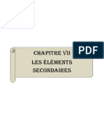 Chap7 Les Éléments Secondaires