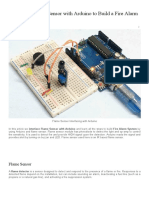 Arduino Flame Sensor Interfacing To Build A Fire Alarm System