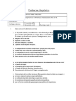 Evaluación Diagnóstica 6°