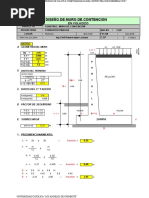 Memoria de Calculo Muro de Contencion en Voladizo - 0222