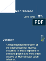 Peptic Ulcer Disease: Carrie Jones