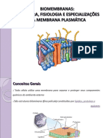 Aula 04 - Biomembranas 2016