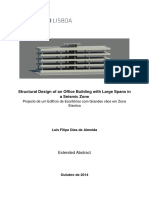 Structural Design of An Office Building With Large Spans in A Seismic Zone