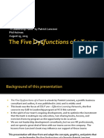 The Five Dysfunctions of A Team - Phil Holmes