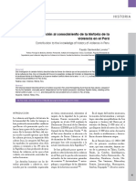 Contribución Al Conocimiento de La Historia de La Violencia en El Perú