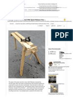 Folding Portable Workbench