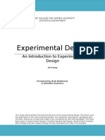 Experimental Design