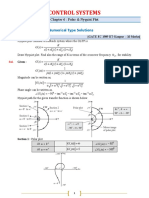 Control Systems: GATE Objective & Numerical Type Solutions