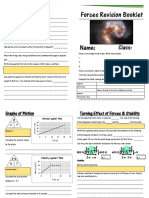 Forces Revision Booklet PDF