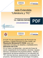 Jornada Extendida - Literatura y Tic