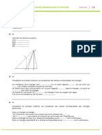 Droites Remarquables - Exercices PDF