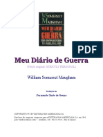 William Somerset Maugham Meu Diário de Guerra