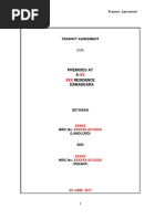 Tenancy Agreement Template