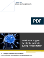 Nutritional Support of Stroke Patients: ESPEN Congress Lisbon 2015