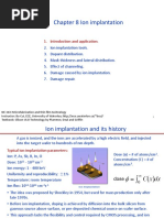 Chapter 8 Ion Implantation - I