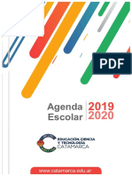 Agenda Escolar Catamarca 2019