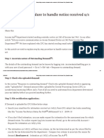 Step by Step Procedure To Handle Notice Received Sec245